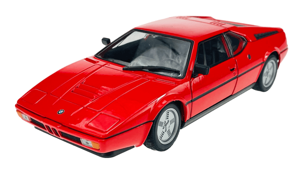 Kumipyörä BMW M1 punainen 1:24 24098