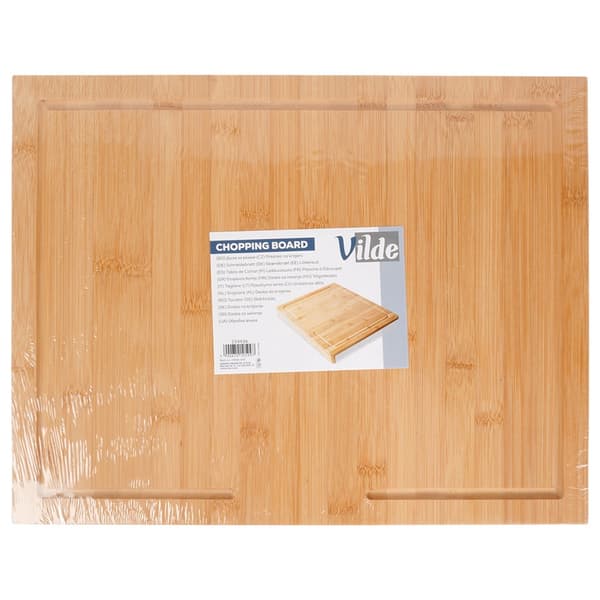 Bambu skärbräda med kant 45x35 cm