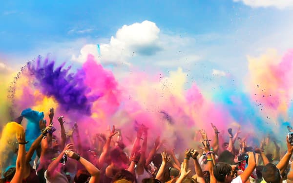 Holi hjertepulver gul 70g