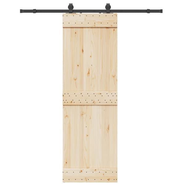 vidaXL skydedørsinstallationssystem 183 cm stål sort