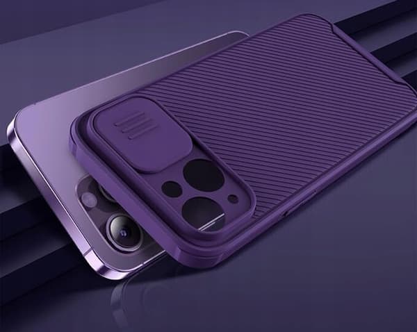 Lokass Bagcover til Apple iPhone 14 Lilla