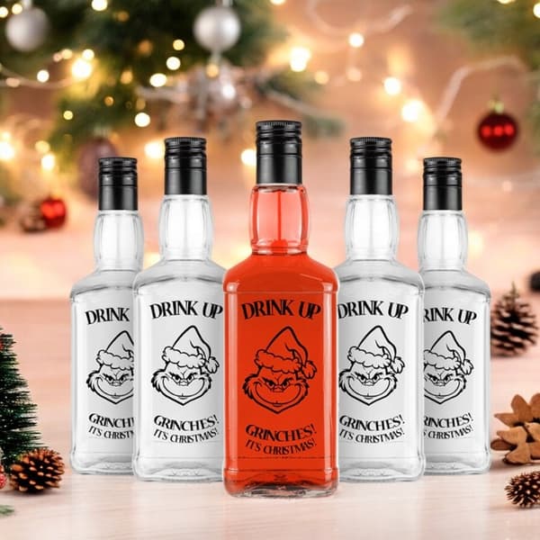 20x DANIELS 500ml julflaskor med tryck på tryffellikör