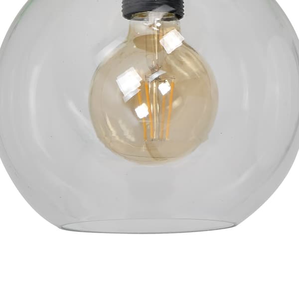 TAKLAMPA SOFIA 1 E27 SVART MILAGRO MLP6573