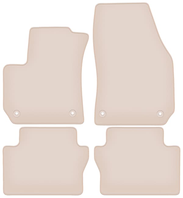 PREMIUM beige gulvmåtter til: Opel Zafira B minivan 2005-2014