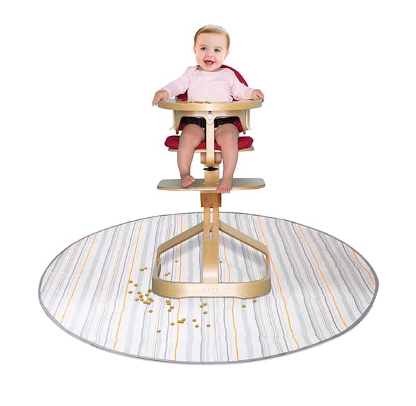 HØJSTOLEUNDERLAG, rund, diameter 120 cm, PRINS LØVHJERTE