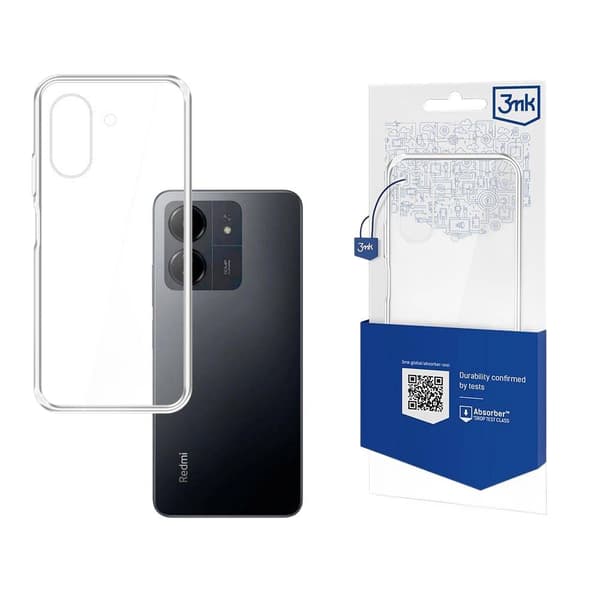Redmi 13C/POCO C65 - 3mk Gennemsigtigt Etui