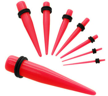 TAPER-korvalevitin, punainen - RT01 1,6 mm