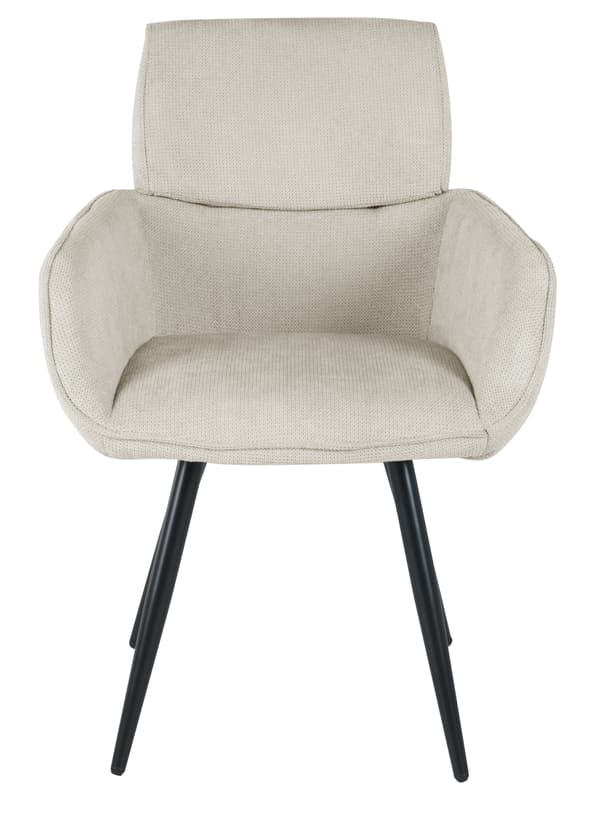 VERBA polstret lænestol, beige stof