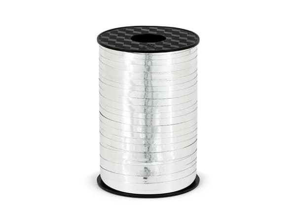 Plastikbånd - Sølv - 5mm/225m