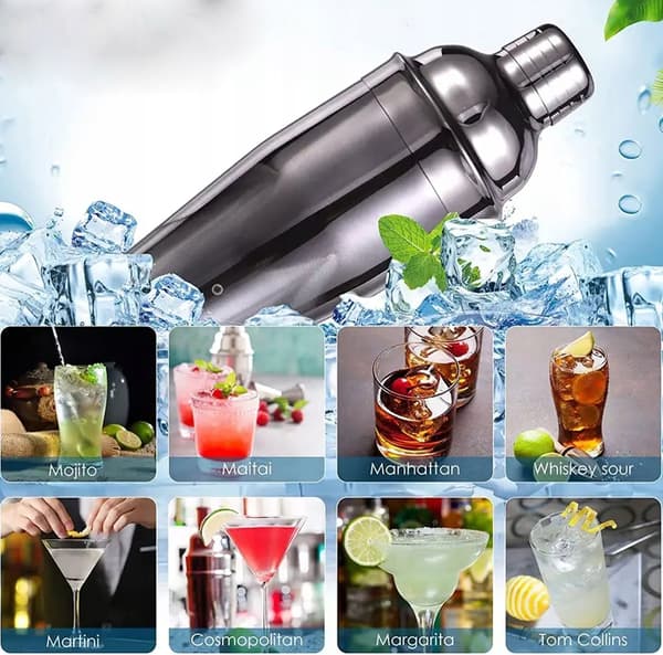 Bartenderset trapezform 10 delar