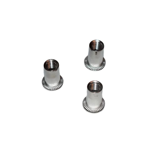 Rostfri cylindrisk nitmutter A2 M8x18.5 Klämområde 3-5.5 mm 20 st