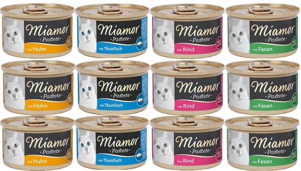 Miamor | Pastete | 85g burk - Mix 1 - 12x85g