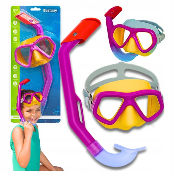 Bestway dyköppet med dykmask, snorkel och simglasögon