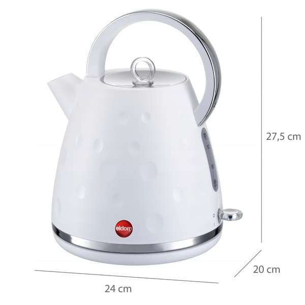 TRÅDLÖS vattenkokare Eldom C245SB 2000 W vit +1,7L