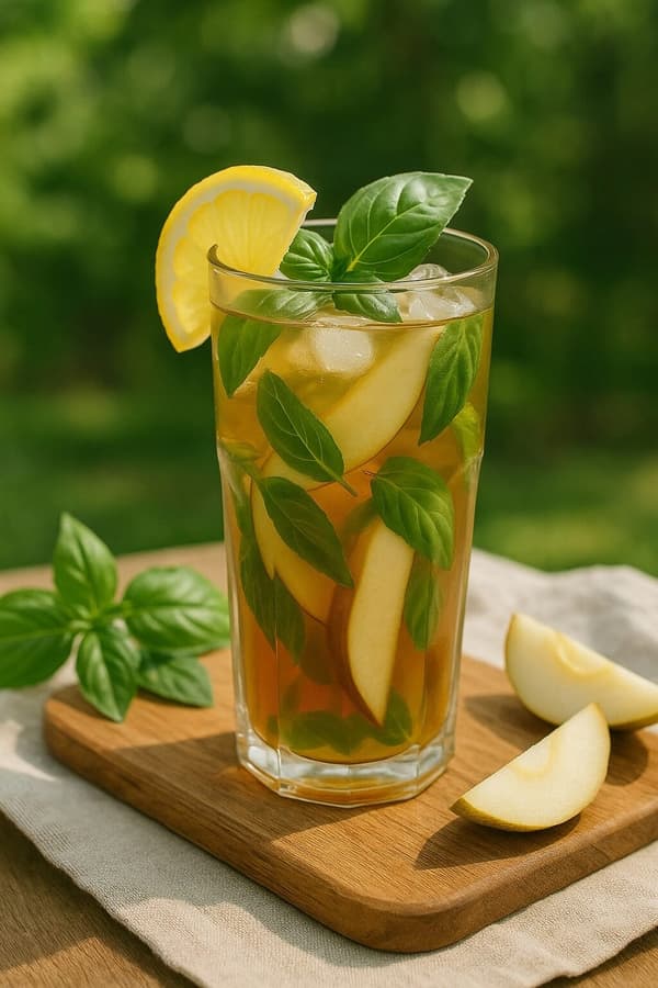 Vihreä tee ICE TEA BASIL BREEZE 50 g Jäätee päärynä basilikalla
