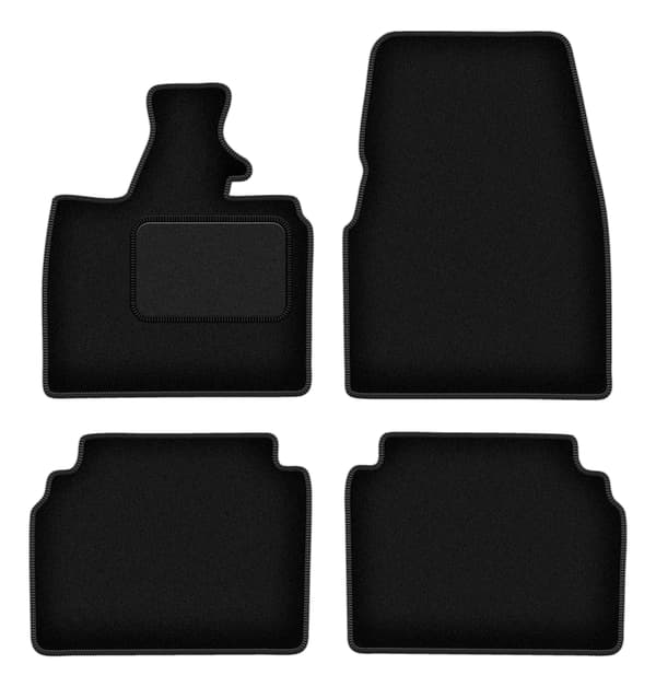Velour gulvmåtter komplet sæt til: BMW i3 L01 hatchback (2013-)