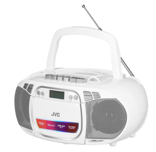 JVC RC-E451W Högtalare vit radiospelare