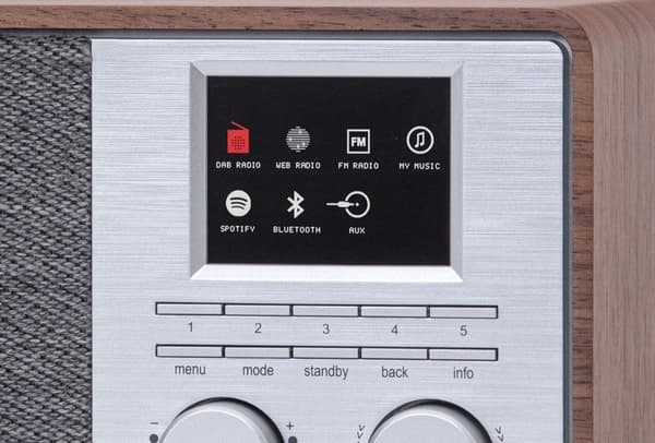 Pinell Supersound 201W Nät- och batteriradio DAB+, FM, WiFi