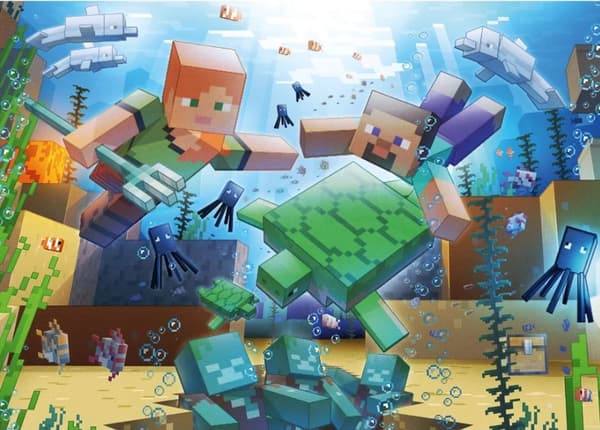 Ravensburger 04219 Palapeli 1000 Minecraft Mosaic
