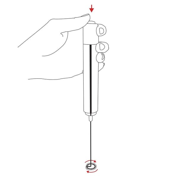 Elektrisk mælkeskummer 28 cm