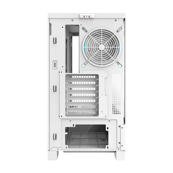 Darkflash DY451 PRO datorchassi (vitt) + 1 fläkt