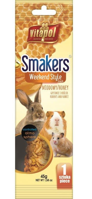 Vitapol | Weekend Style | Smakers til gnavere - Honning 45g