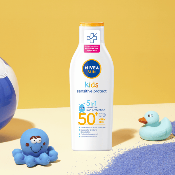 Nivea Solcreme Børn Sensitiv P&P SPF50+ 200ml