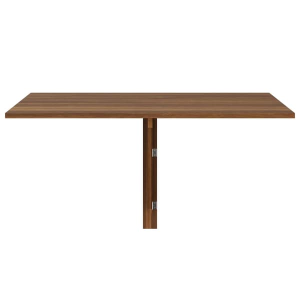 vidaXL foldbart sofabord brunt egetræ 100x60x56 cm
