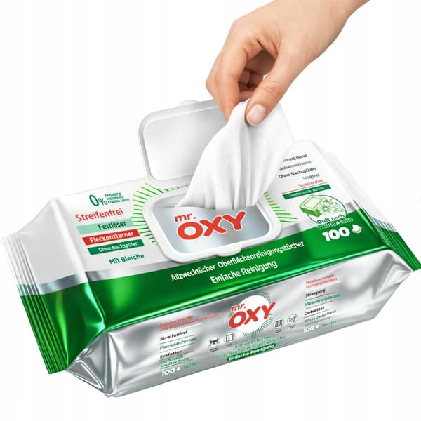 Våtservetter Mr. Oxy - doft av vit tvål