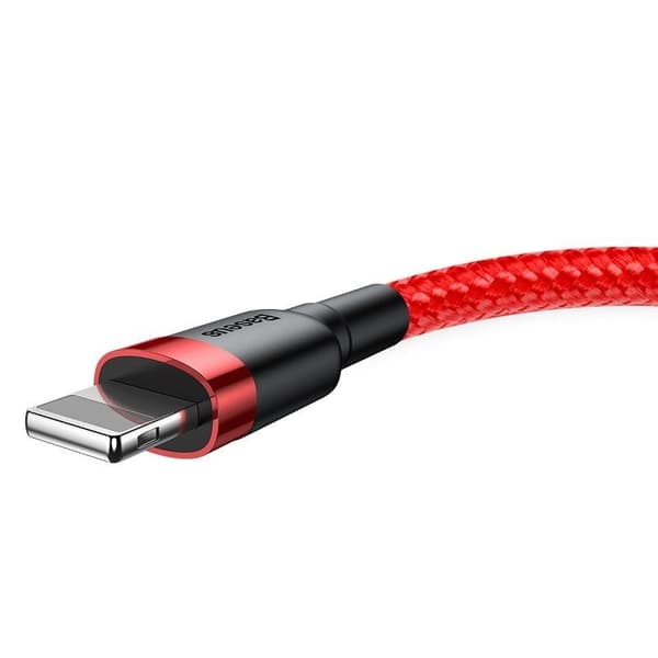 Baseus Cafule 2A 3m Lightning USB-kabel (röd)