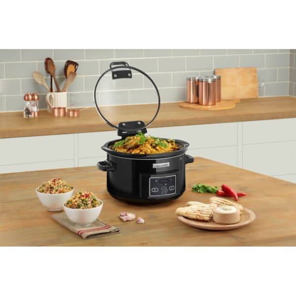 Crock-Pot CSC052X 4,7 l långkokare, digital panel, ekonomisk