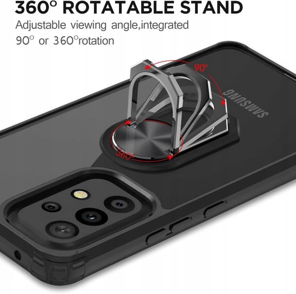 TRANSPARENT ETUI TIL SAMSUNG GALAXY A33 5G 2xGLAS
