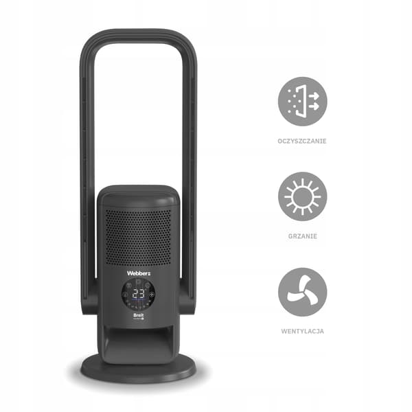 WiFi-ilmanpuhdistin 20 m² Webber APG7800 -lämmitin