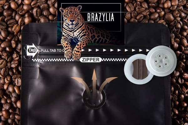 Friskristet, malet kaffe Arabica Brasilien 500G