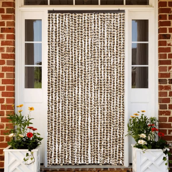 vidaXL Flugnät Beige Brun 100x200 cm Chenille