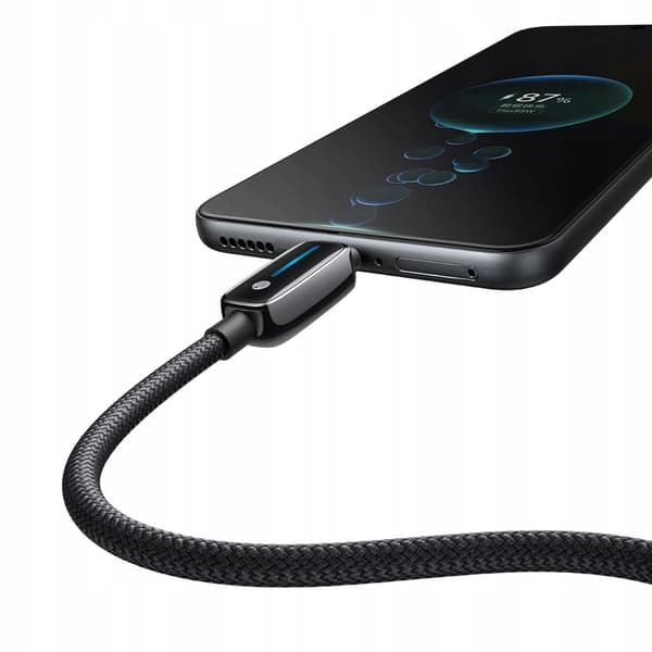 MCDODO LADDNINGSKABEL USB-A USB-C SNABBLADDNING FÖR IPHONE TYP C 1M LED