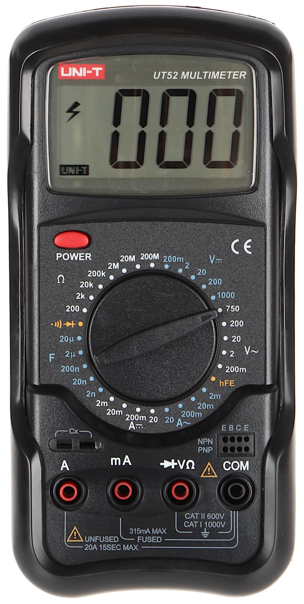 UNI-T UT-52 digitaalinen yleismittari