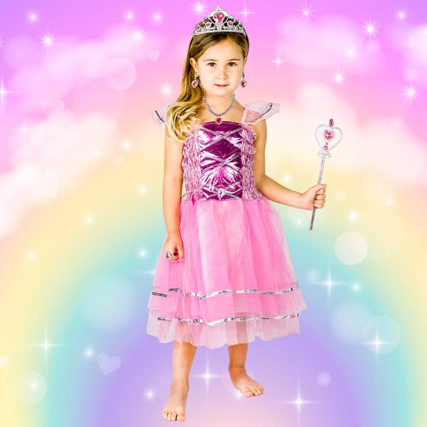 Prinsessakeiju-perhosasu 2in1-asu, asusteet, 9 tuotetta