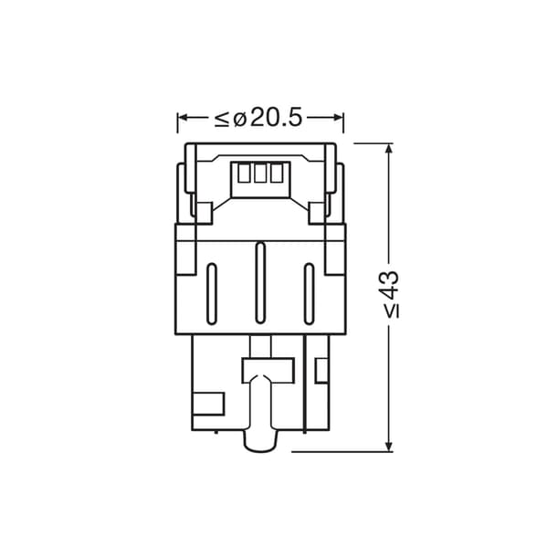 LED Premium Ny W21W Amber EPACK