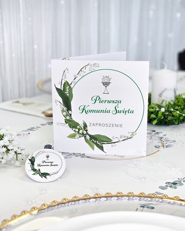 Nattvardsinbjudningar Liljekonvaljer 1 st.