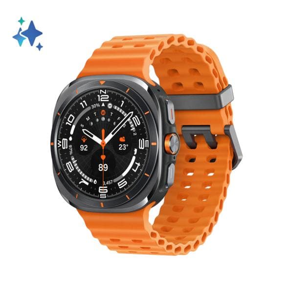SAMSUNG Galaxy Watch Ultra (2025) LTE 47 mm Titaniumgrå Smartwatch