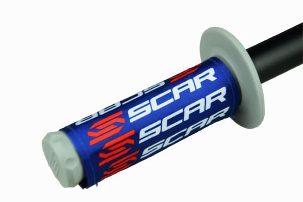 SCAR RACING GRIP SKYDDSHÄLL BLÅ/VITA/RÖDA