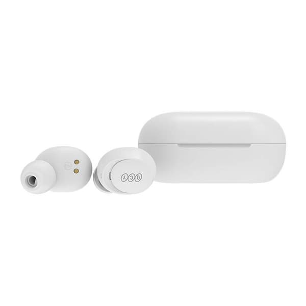 TWS QCY T27 hovedtelefoner (hvide)