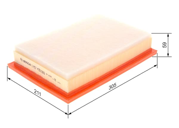 LUFTFILTER 1457433089 BOSCH