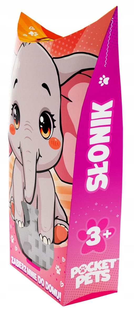 Marioinex Mini Waffle POCKET PETS - ELEFANT / ELEFANTsæt