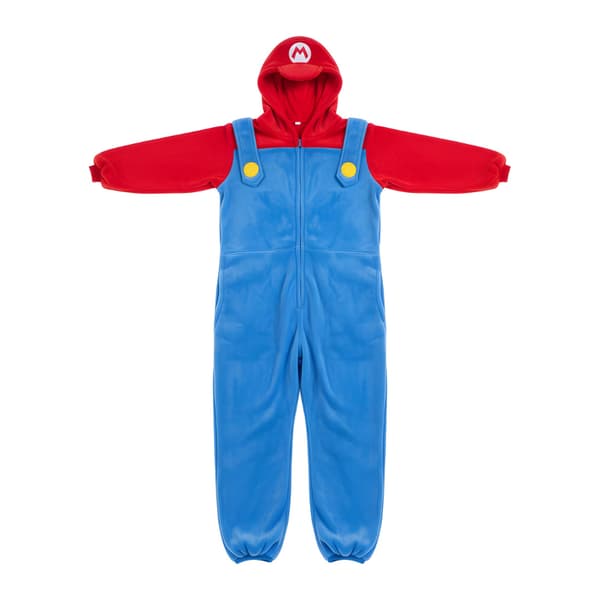 Kigurumi-pyjamaskostume Super Mario M: 155 - 165 cm