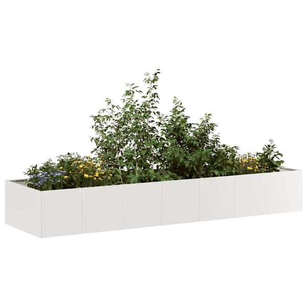 vidaXL urtepotte 280x80x40 cm rustfrit stål