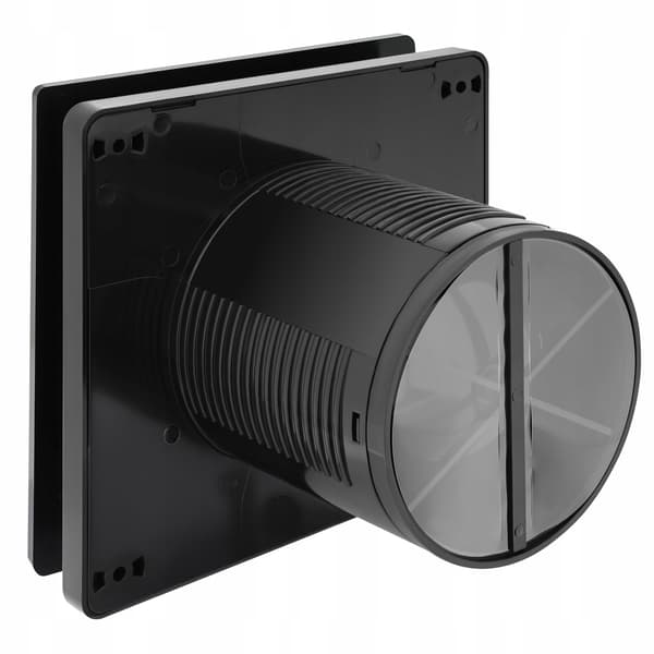VENTIS PURE 100 Svart H+T Badrumsfläkt