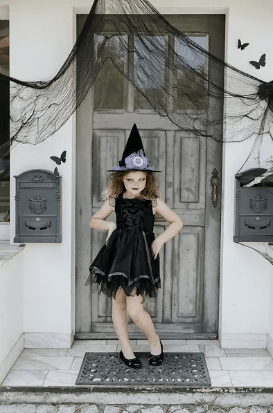 Halloween HÄXADräkt 116/128 cm