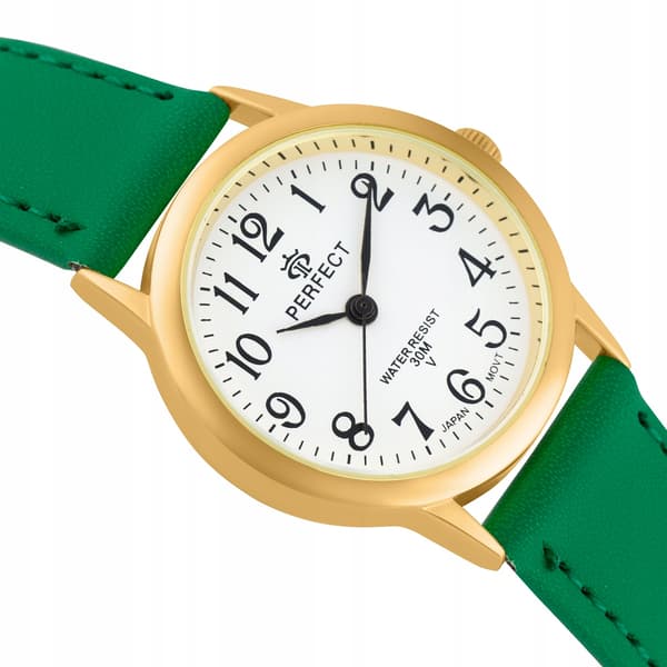 Damklocka, läderarmband, klassisk, delikat, liten, Perfekt